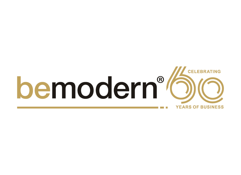 be modern logo with 60 years in biz
